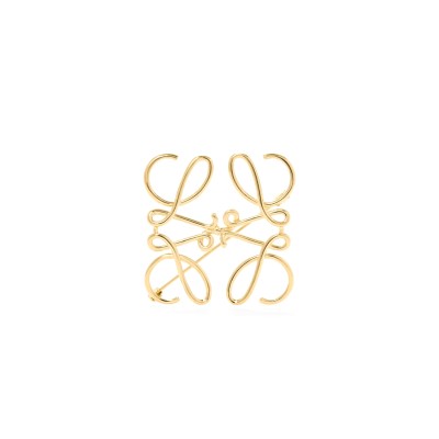 LOEWE ANAGRAM BROOCH IN METAL CIL0009803131 LOEWE ANAGRAM BROOCH IN METAL CIL0009803131